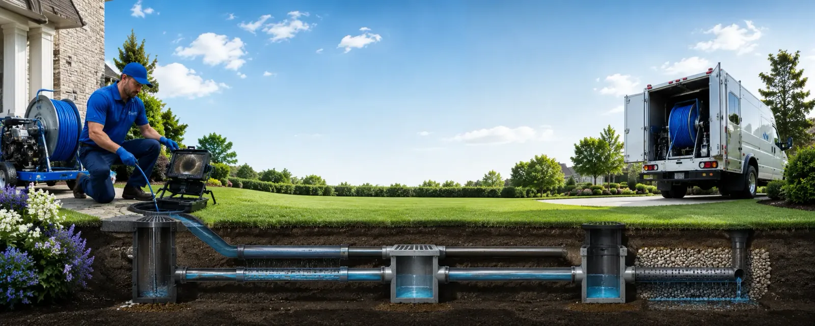 Outdoor drain cleaning information for Riverside, MI